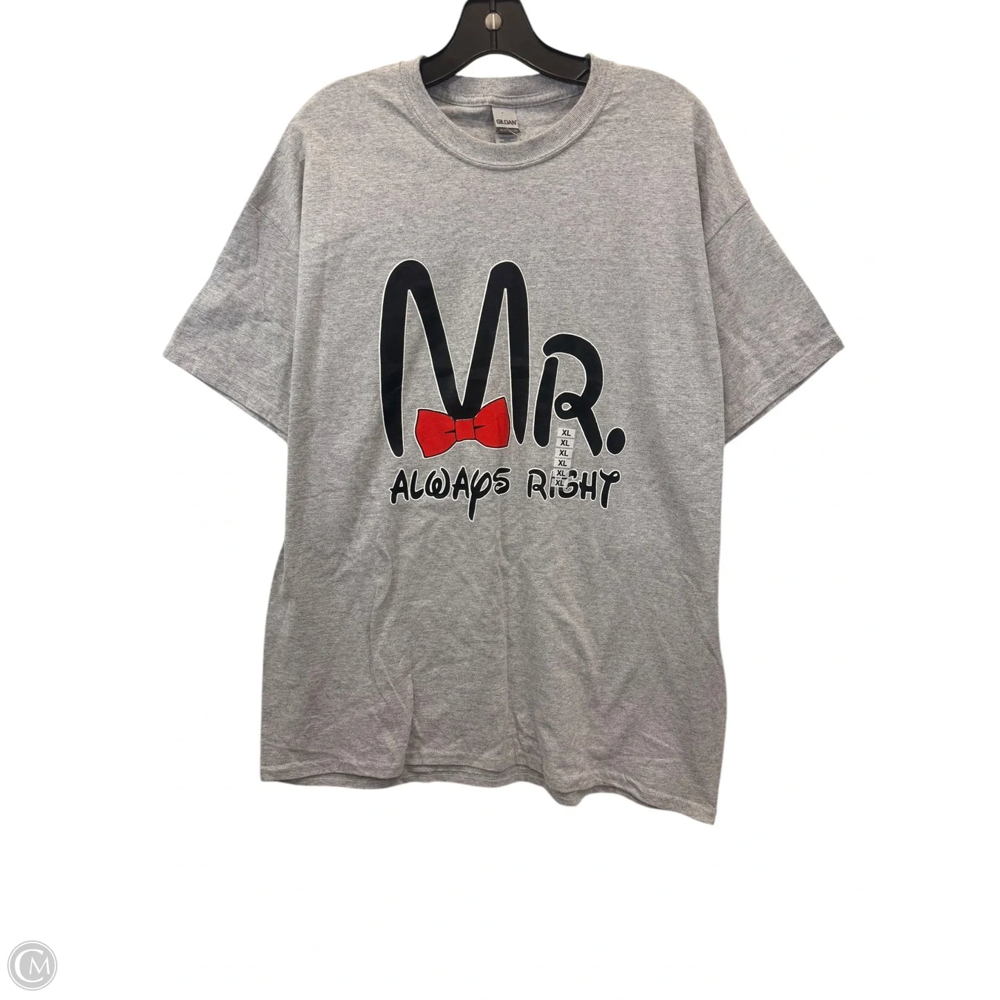 Top Short Sleeve Basic By Gildan In Grey, Size: Xl