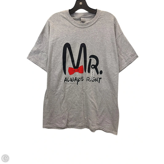 Top Short Sleeve Basic By Gildan In Grey, Size: Xl