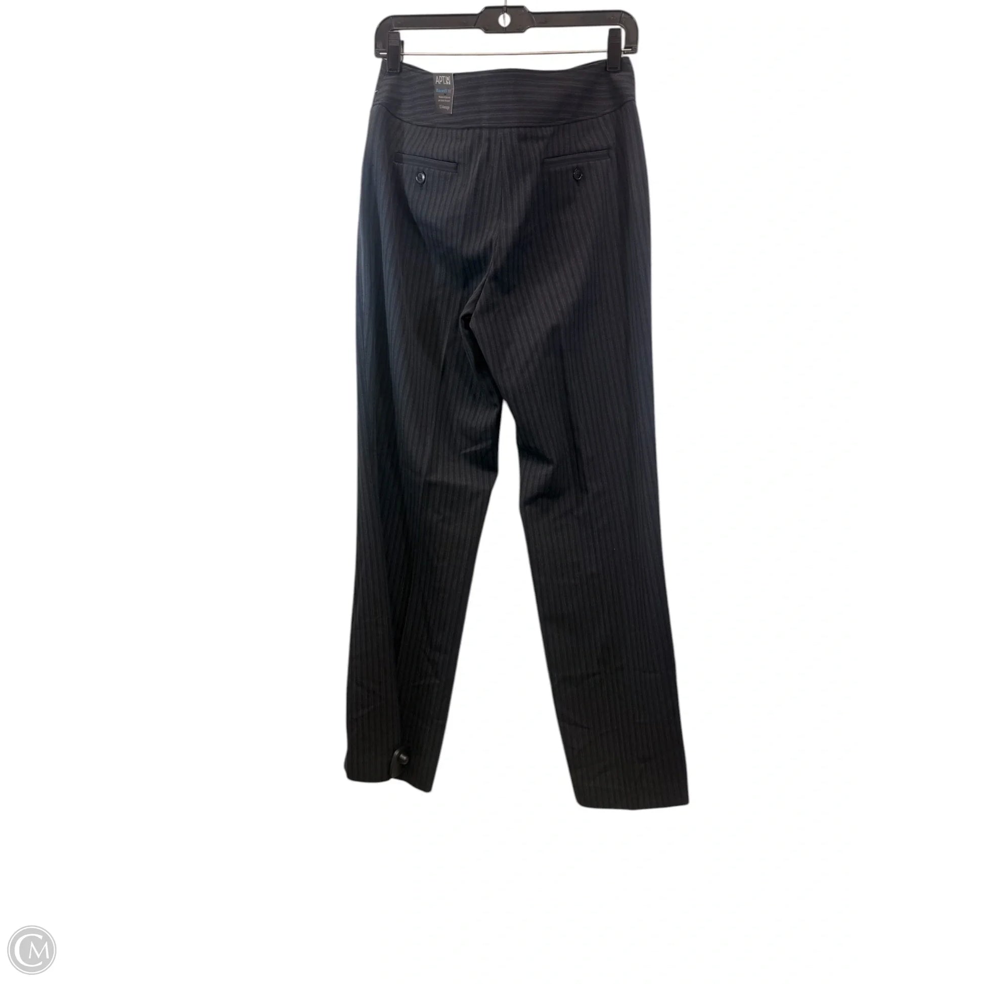 Pants Dress By Apt 9 In Black & Blue, Size: 10