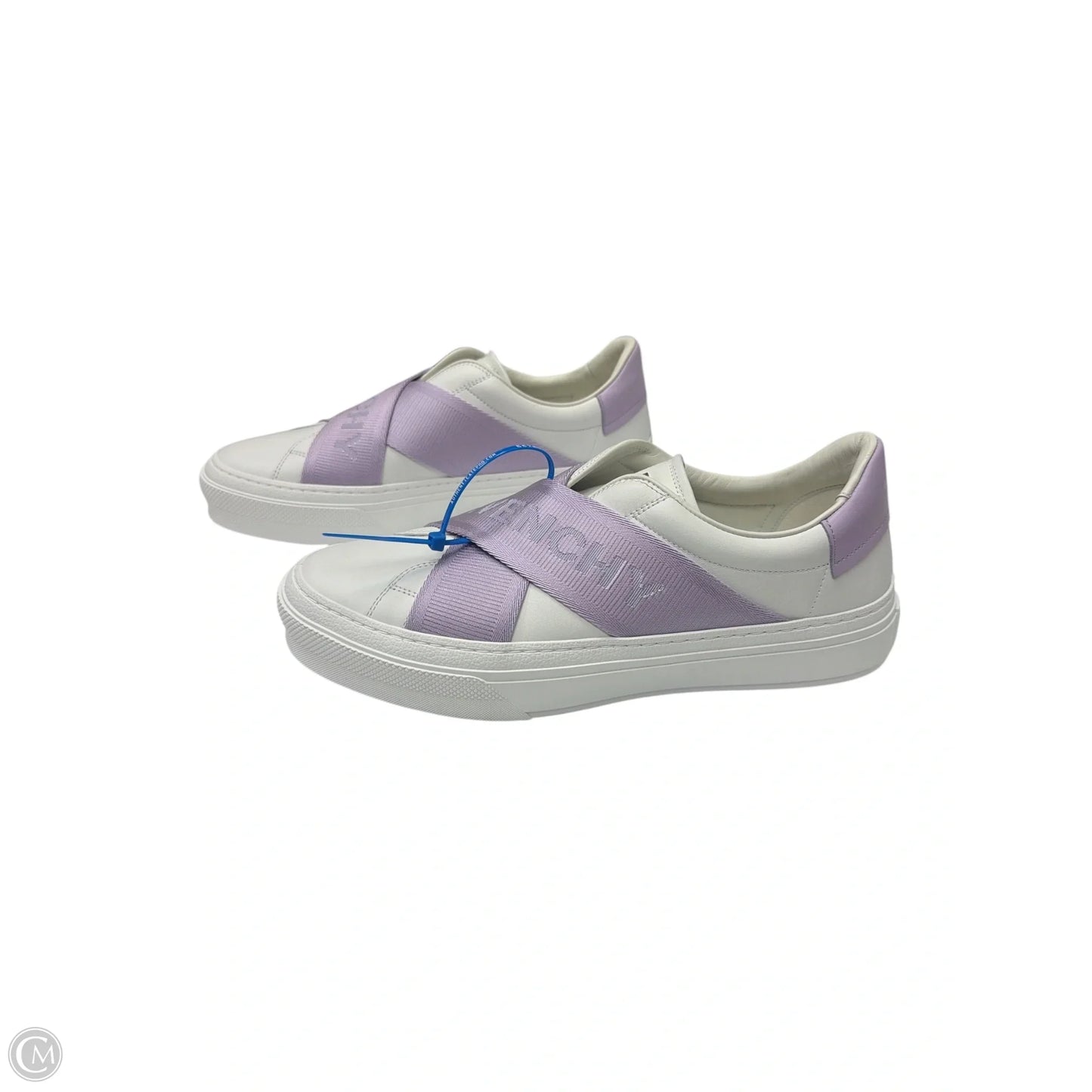 Shoes Luxury Designer By Givenchy In Purple & White, Size: 11