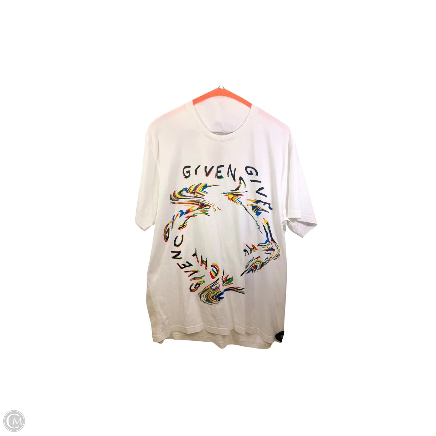 Top Short Sleeve Luxury Designer By Givenchy In White, Size: L