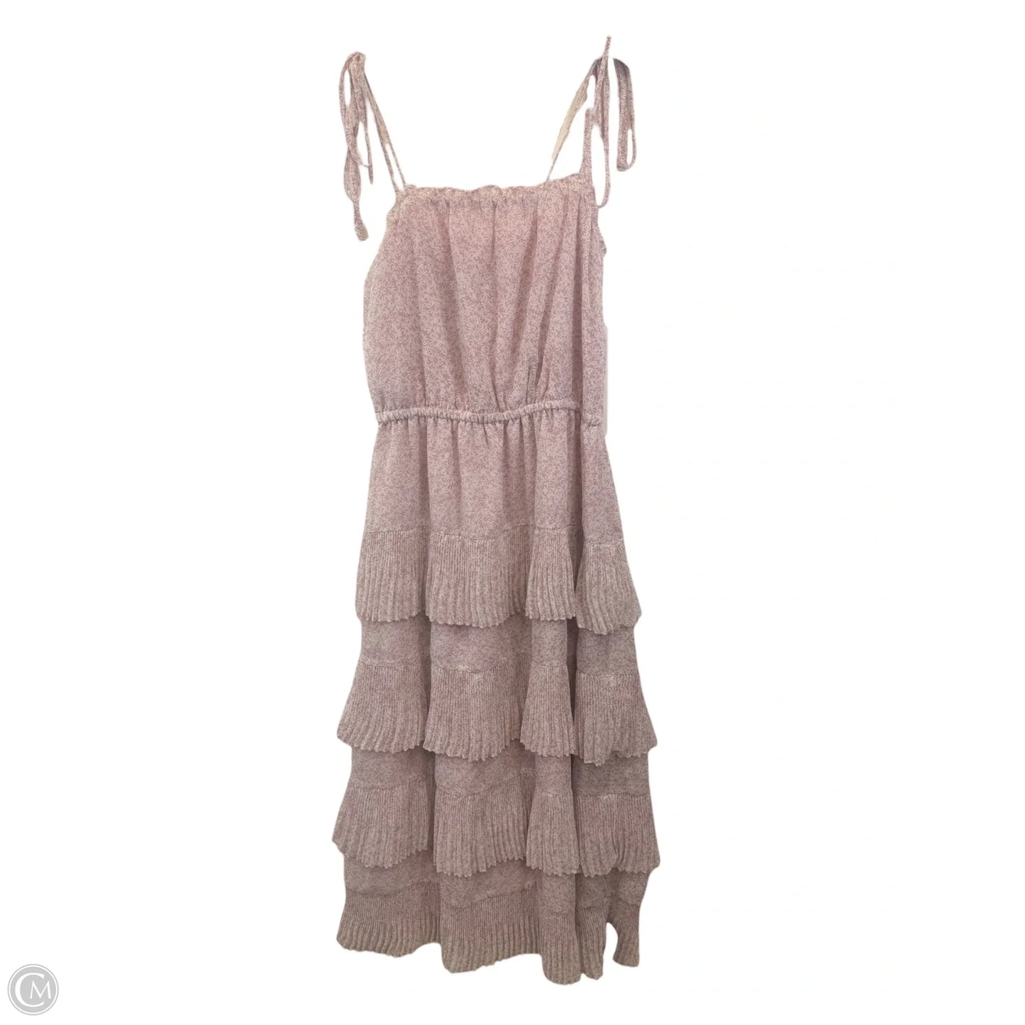 Dress Casual Maxi By Lucy Paris In Pink & White, Size: Xs
