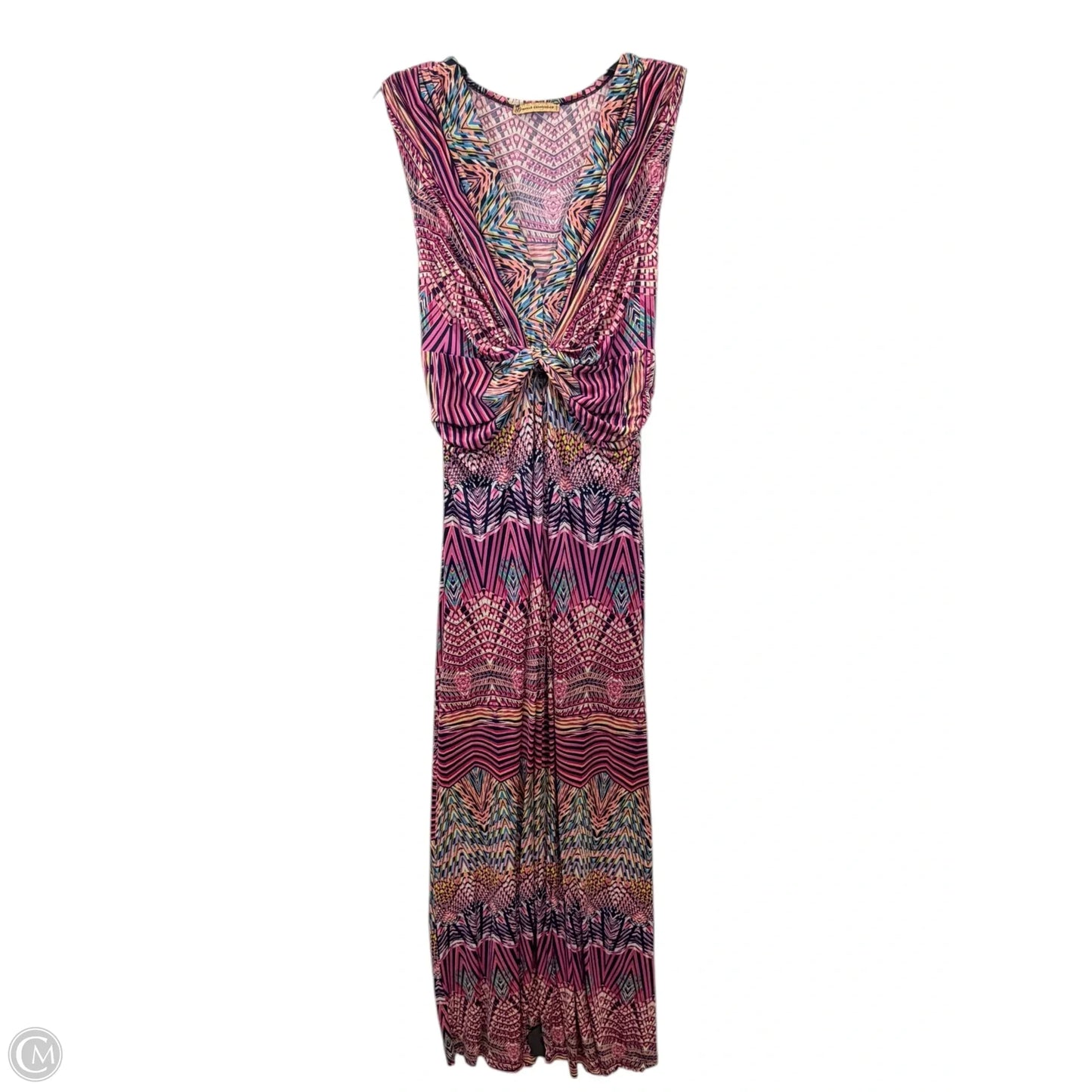Dress Casual Maxi By Maille Demoiselle In Blue & Purple, Size: L