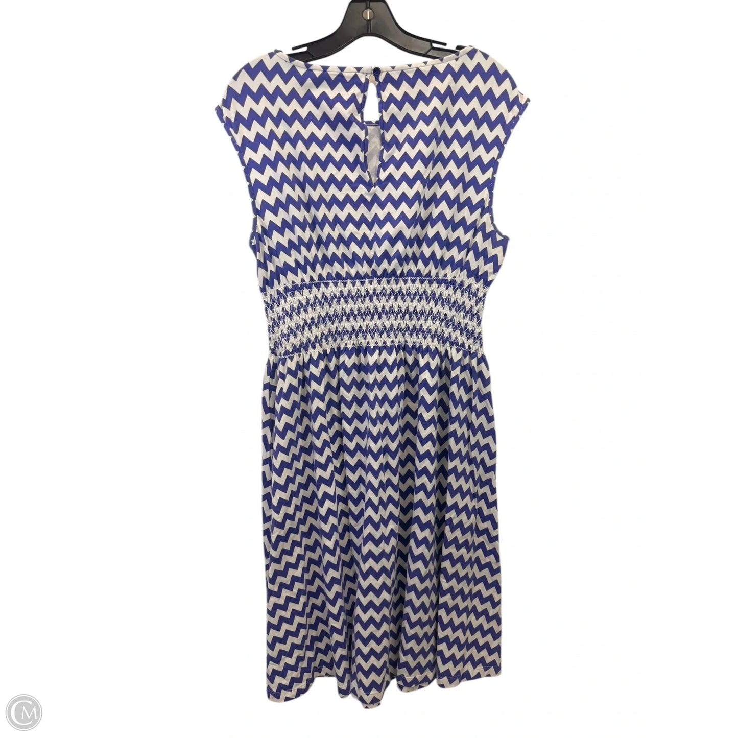 Dress Luxury Designer By Kate Spade In Purple & White, Size: L