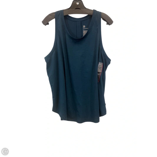 Athletic Tank Top By All In Favor In Teal, Size: Xxl