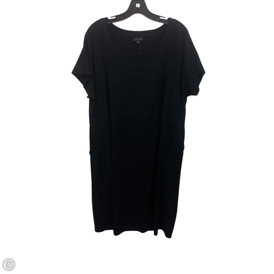 Dress Casual Midi By J. Jill In Black, Size: Xl