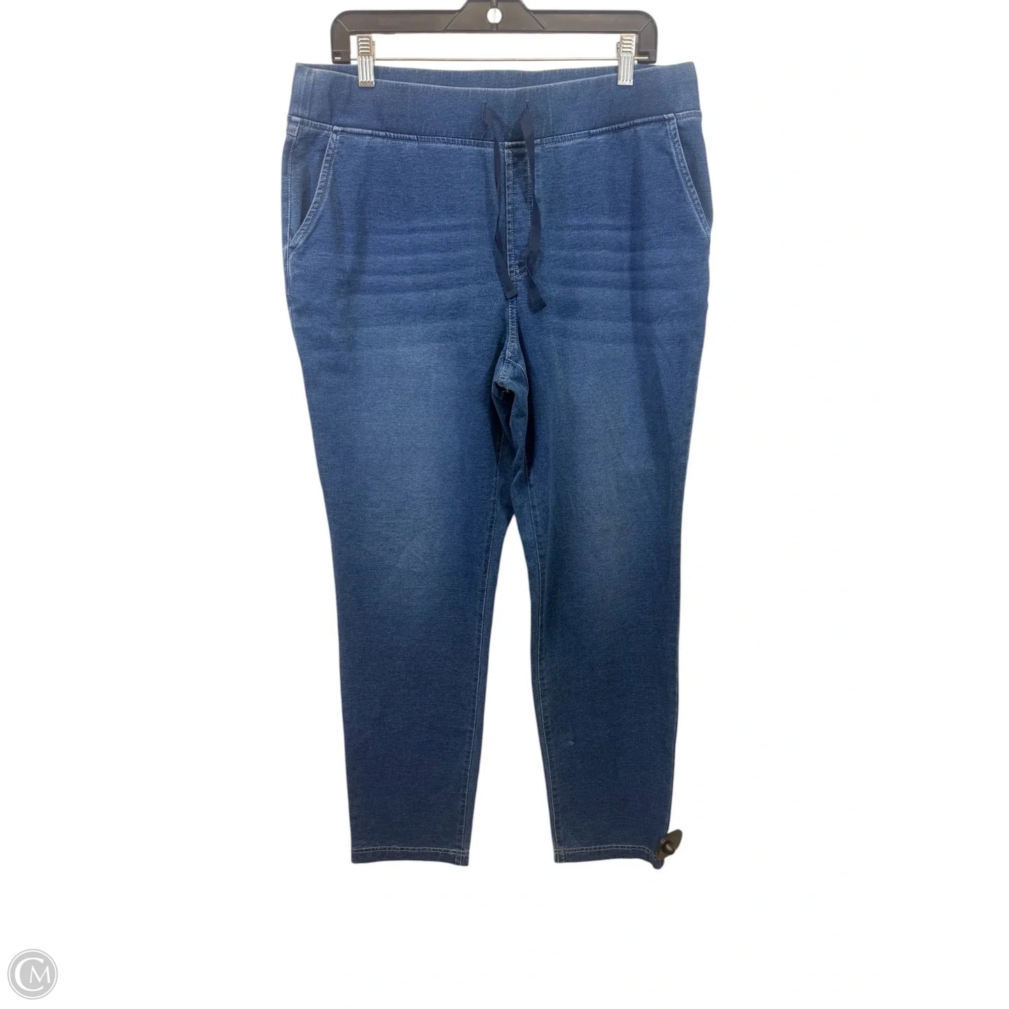 Jeans Jeggings By J. Jill In Blue Denim, Size: L