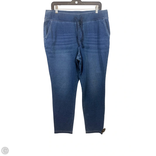 Jeans Jeggings By J. Jill In Blue Denim, Size: L