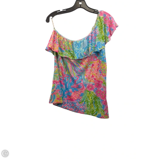 Top Sleeveless Designer By Lilly Pulitzer In Multi-colored, Size: L