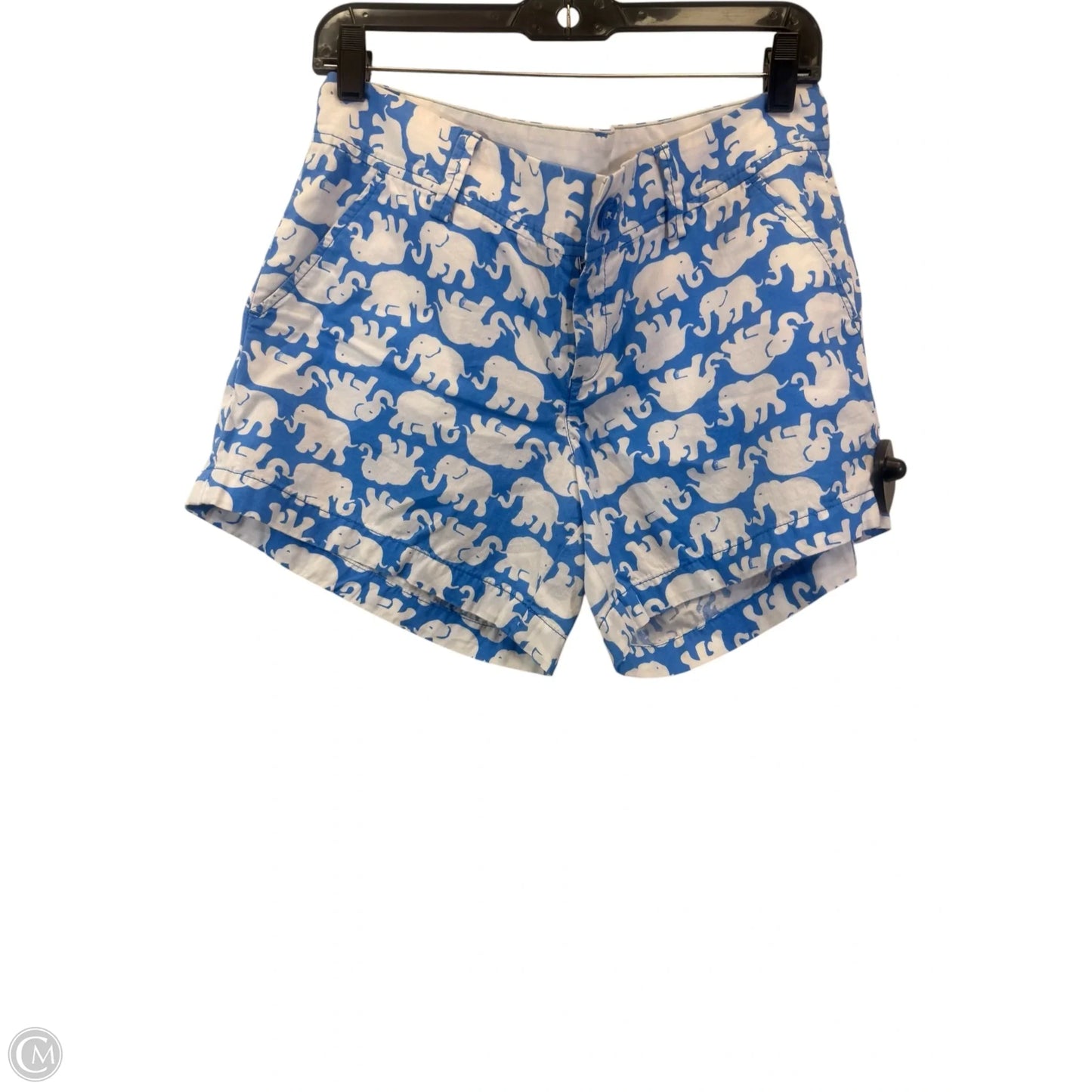 Shorts Designer By Lilly Pulitzer In Blue & White, Size: 8