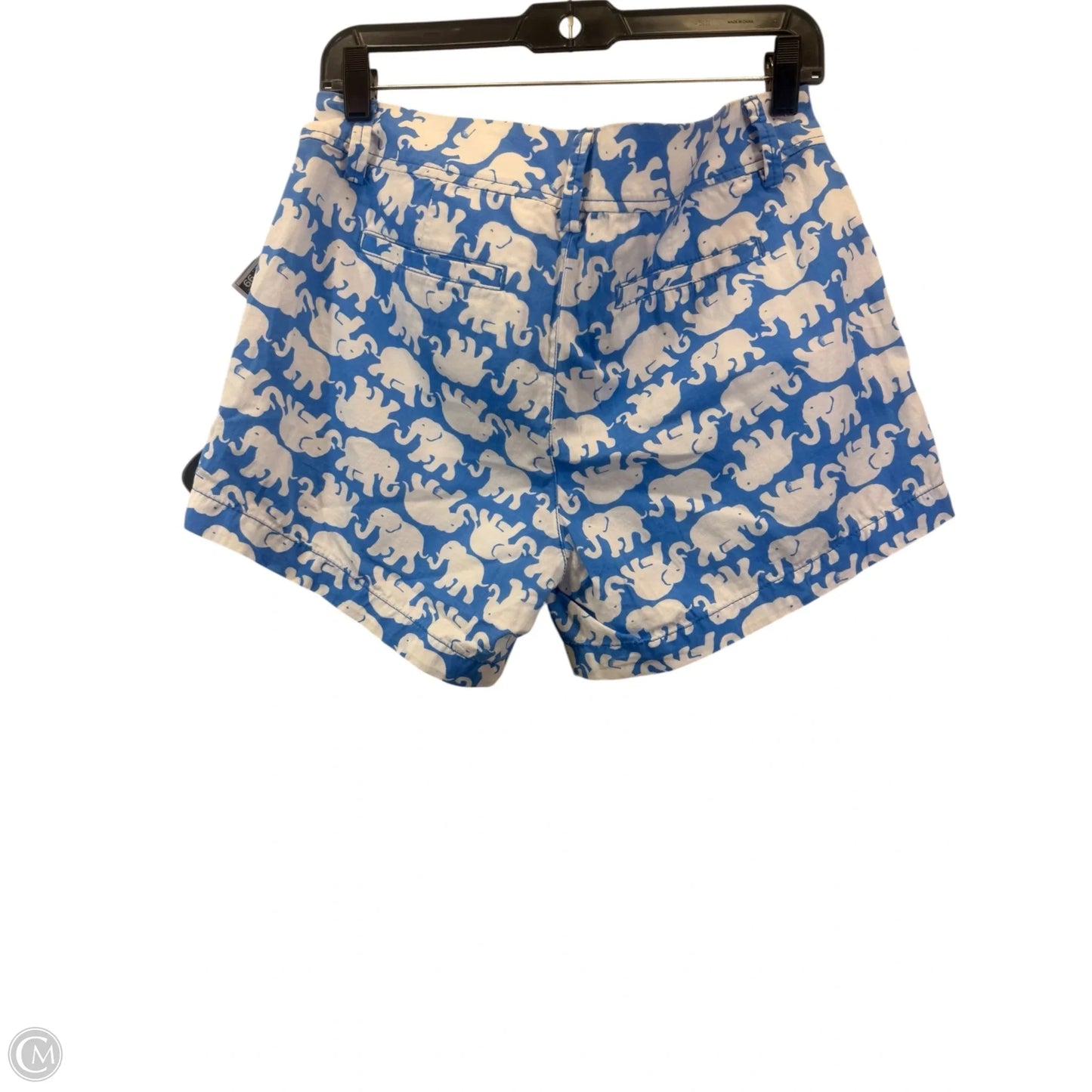 Shorts Designer By Lilly Pulitzer In Blue & White, Size: 8