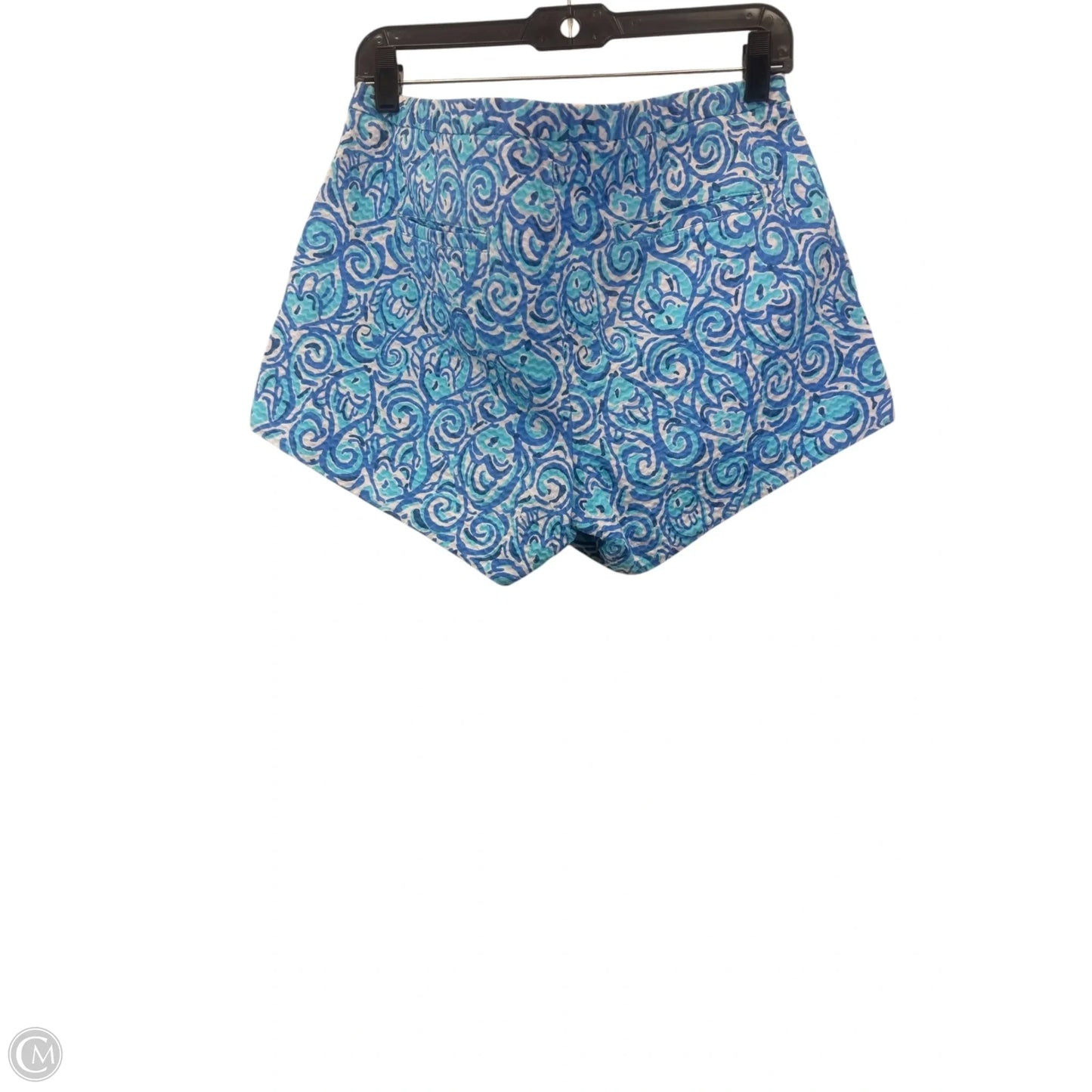 Shorts Designer By Lilly Pulitzer In Blue & White, Size: 8