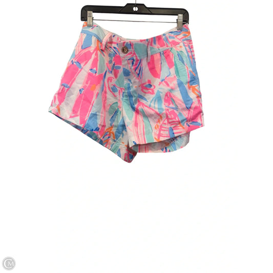 Shorts Designer By Lilly Pulitzer In Blue & Pink, Size: 14