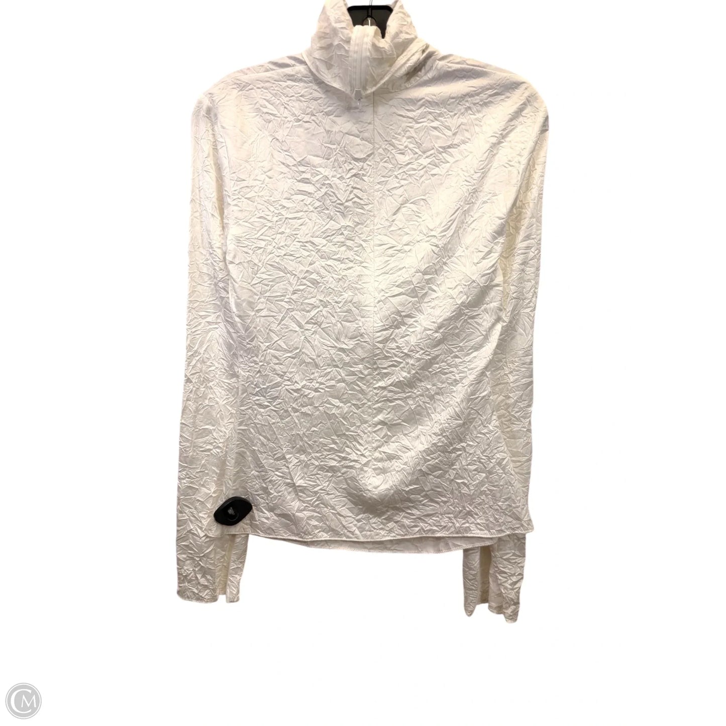 Top Long Sleeve By Zara In White, Size: Xxs