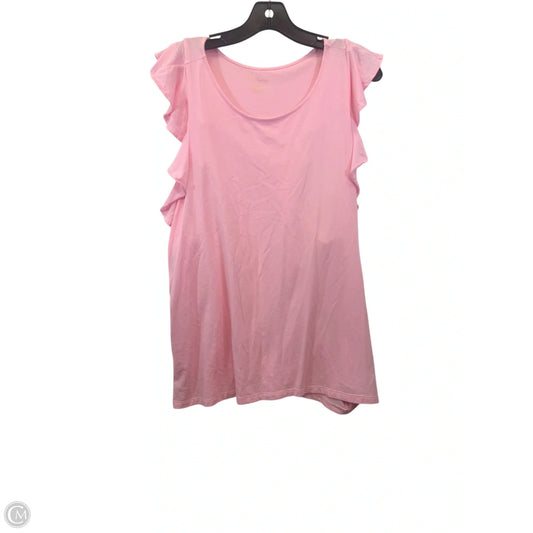Top Sleeveless Designer By Lilly Pulitzer In Pink, Size: Xl