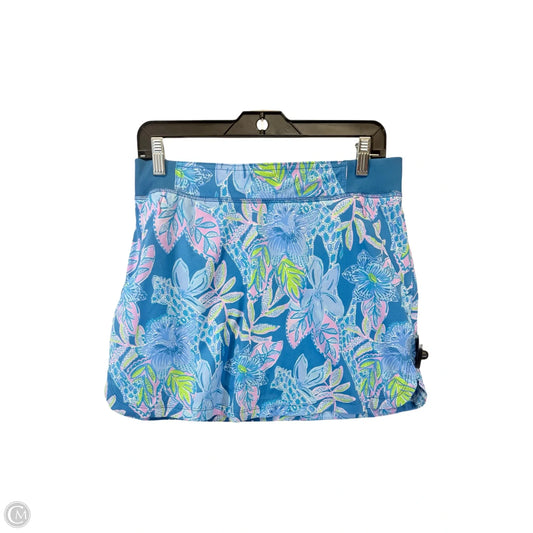 Skort Designer By Lilly Pulitzer In Blue & Pink, Size: S