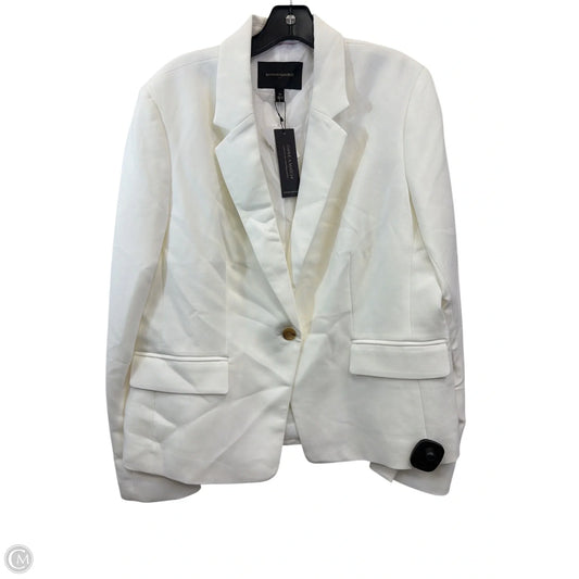 Blazer By Banana Republic In Ivory, Size: Xl
