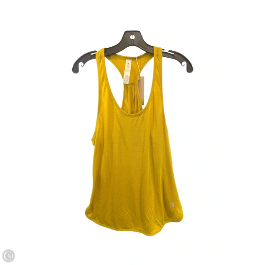 Athletic Tank Top By Icyzone In Yellow, Size: S