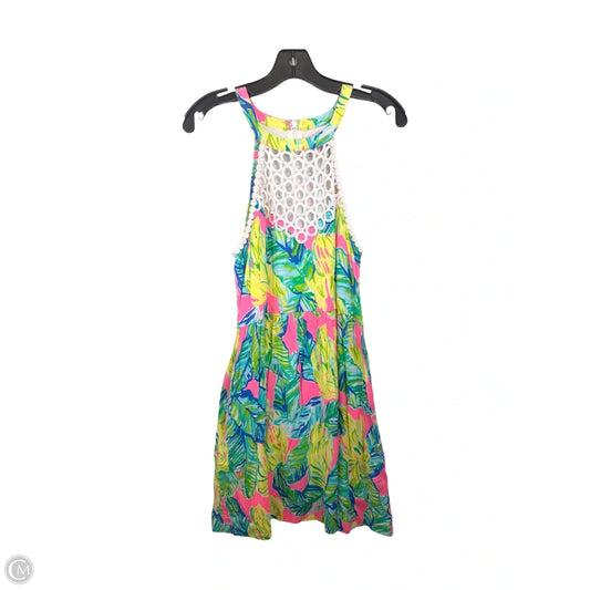 Dress Designer By Lilly Pulitzer In Blue & Green, Size: M