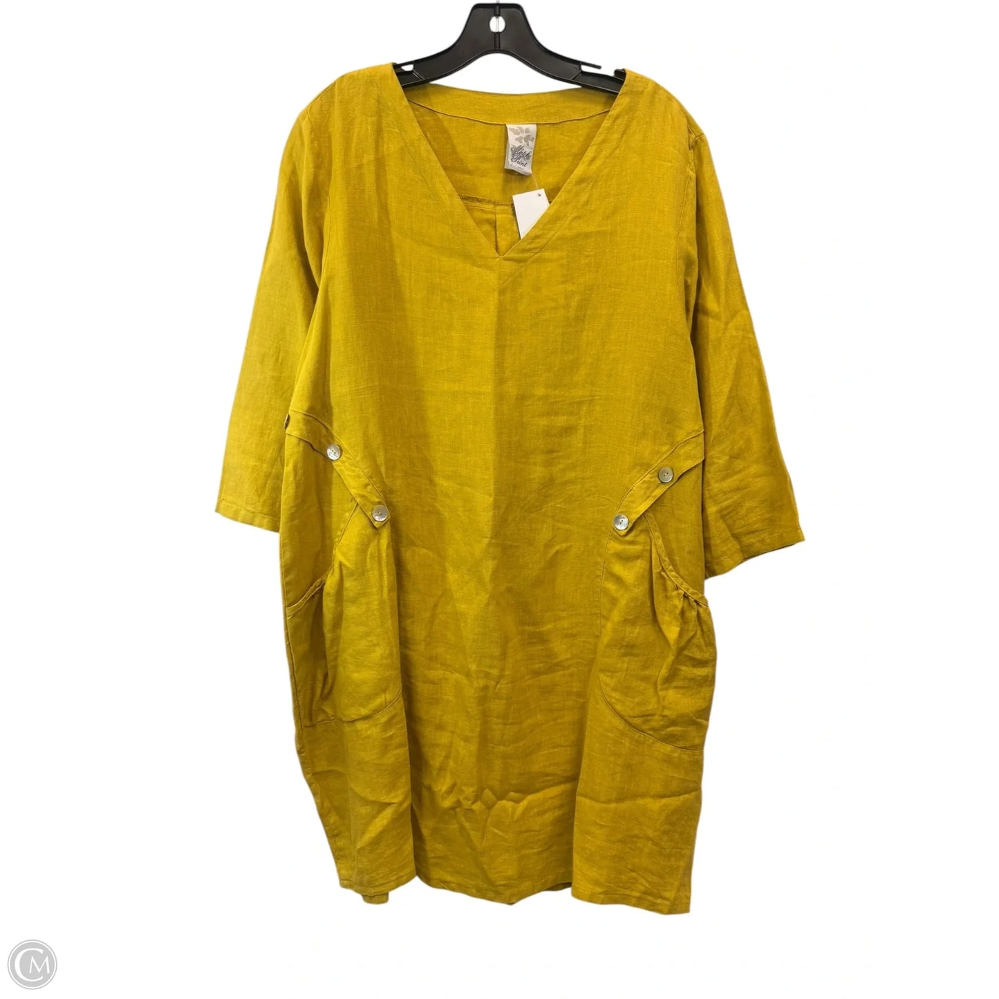 Dress Casual Midi By Match Point In Green, Size: L