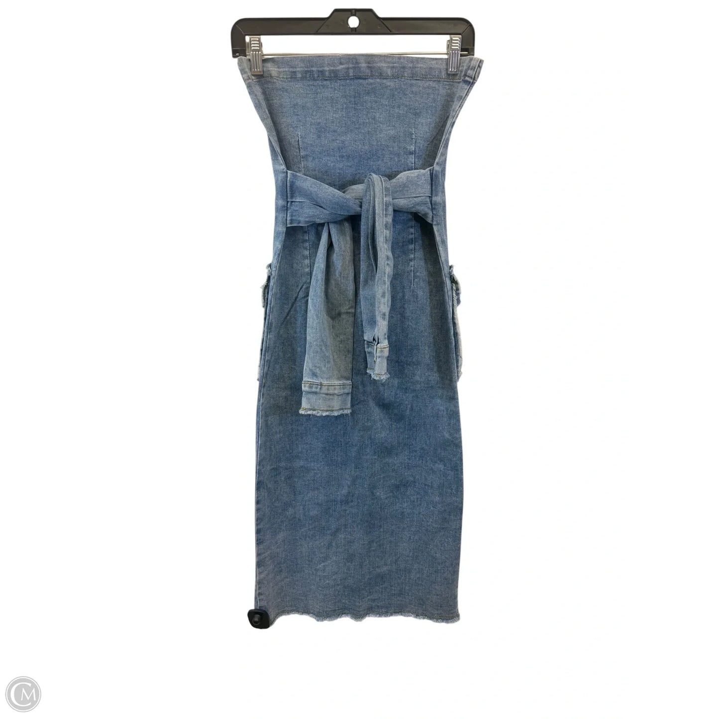 Dress Casual Midi By My Boo In Blue & Brown, Size: M