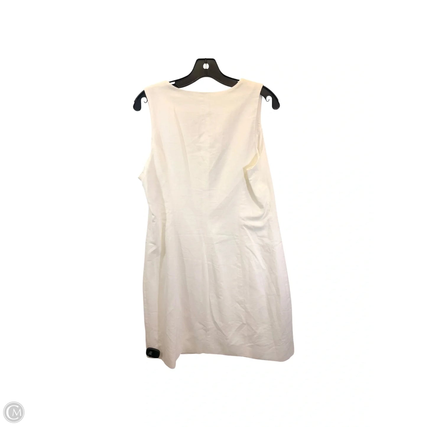Dress Casual Midi By A New Day In Ivory, Size: M