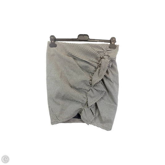 Skirt Mini & Short By Alc In Black & Cream, Size: 6