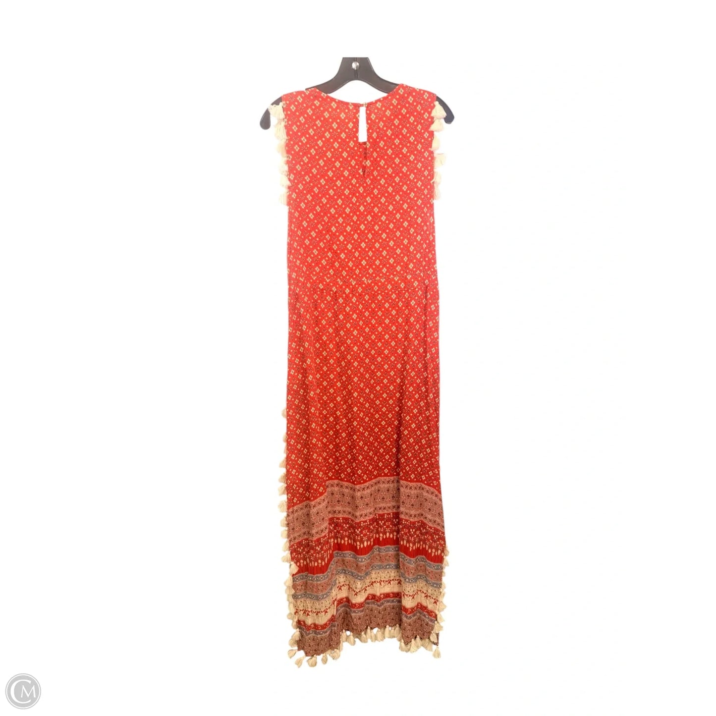 Dress Casual Maxi By Nightcap Clothing In Orange & Tan, Size: M