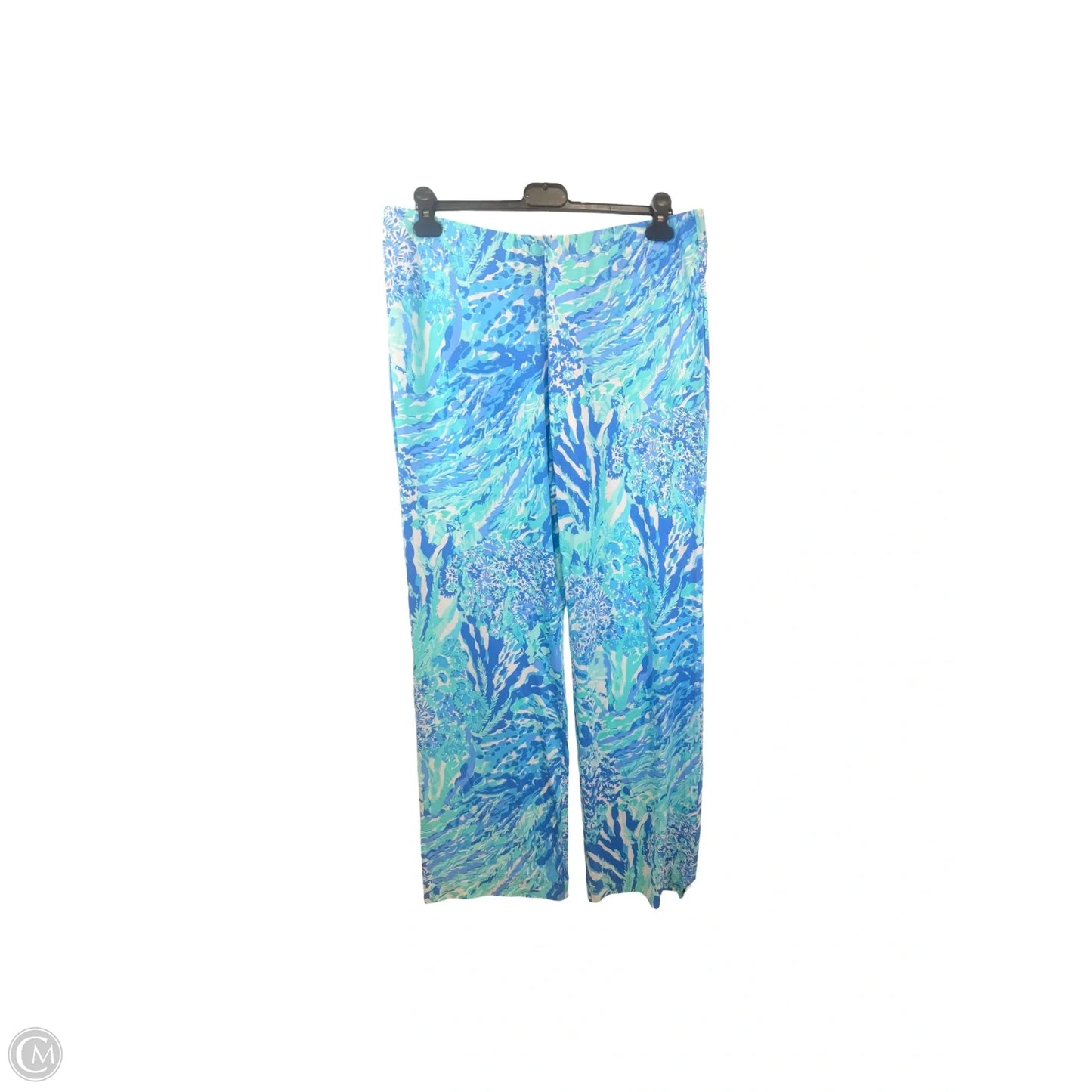 Pants Designer By Lilly Pulitzer In Blue & White, Size: Xl