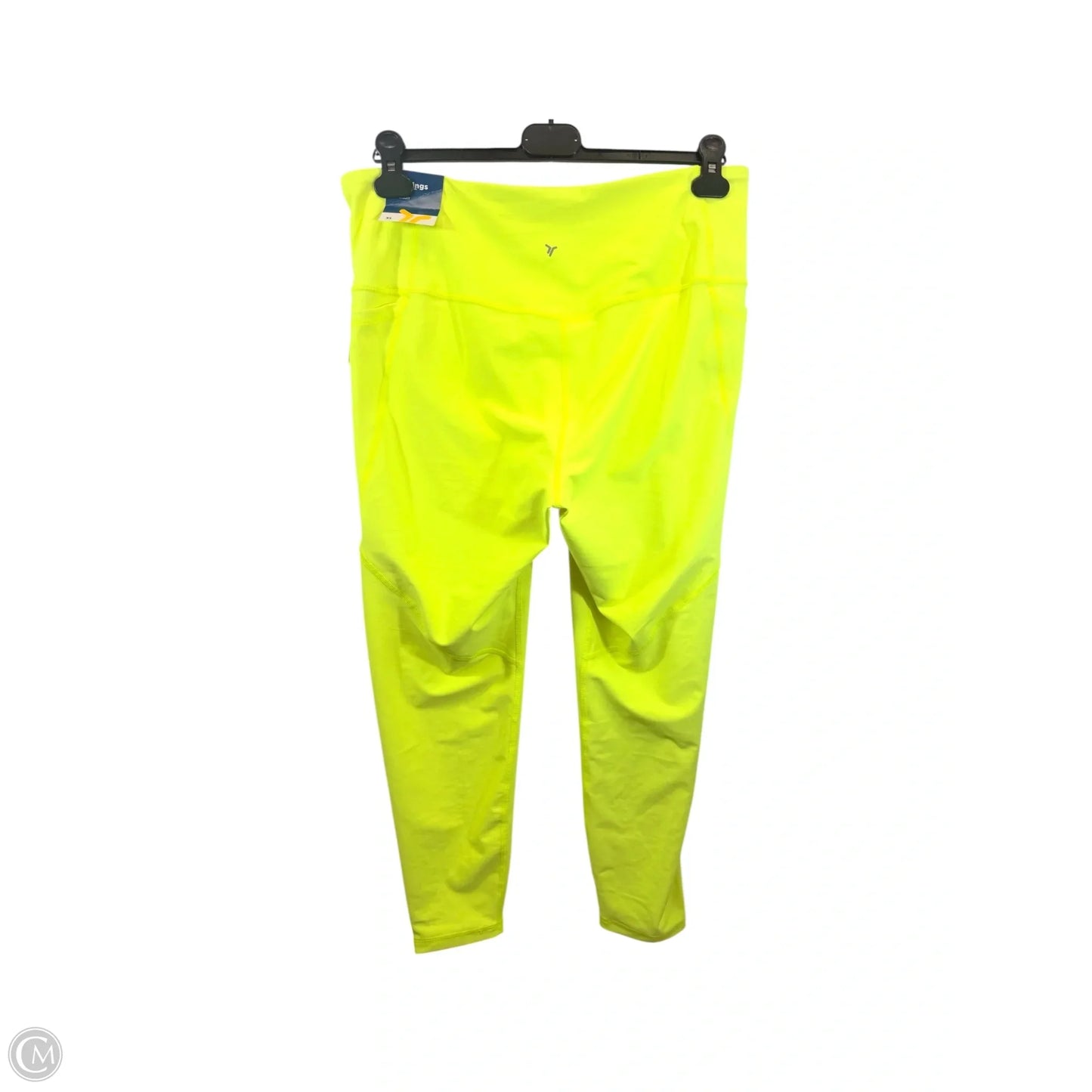 Athletic Leggings By Old Navy In Yellow, Size: Xl