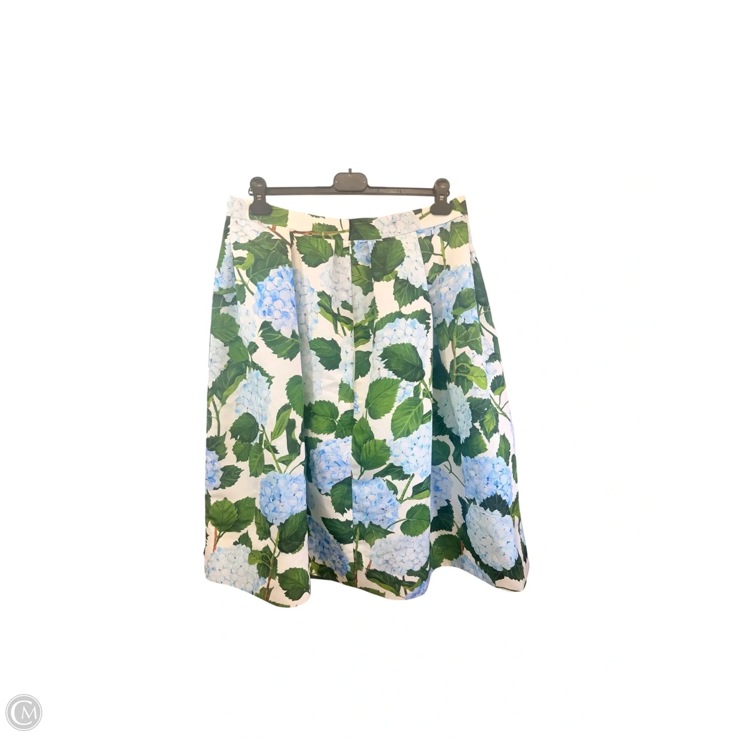 Skirt Designer By Oscar De La Renta In Blue & Green, Size: 16
