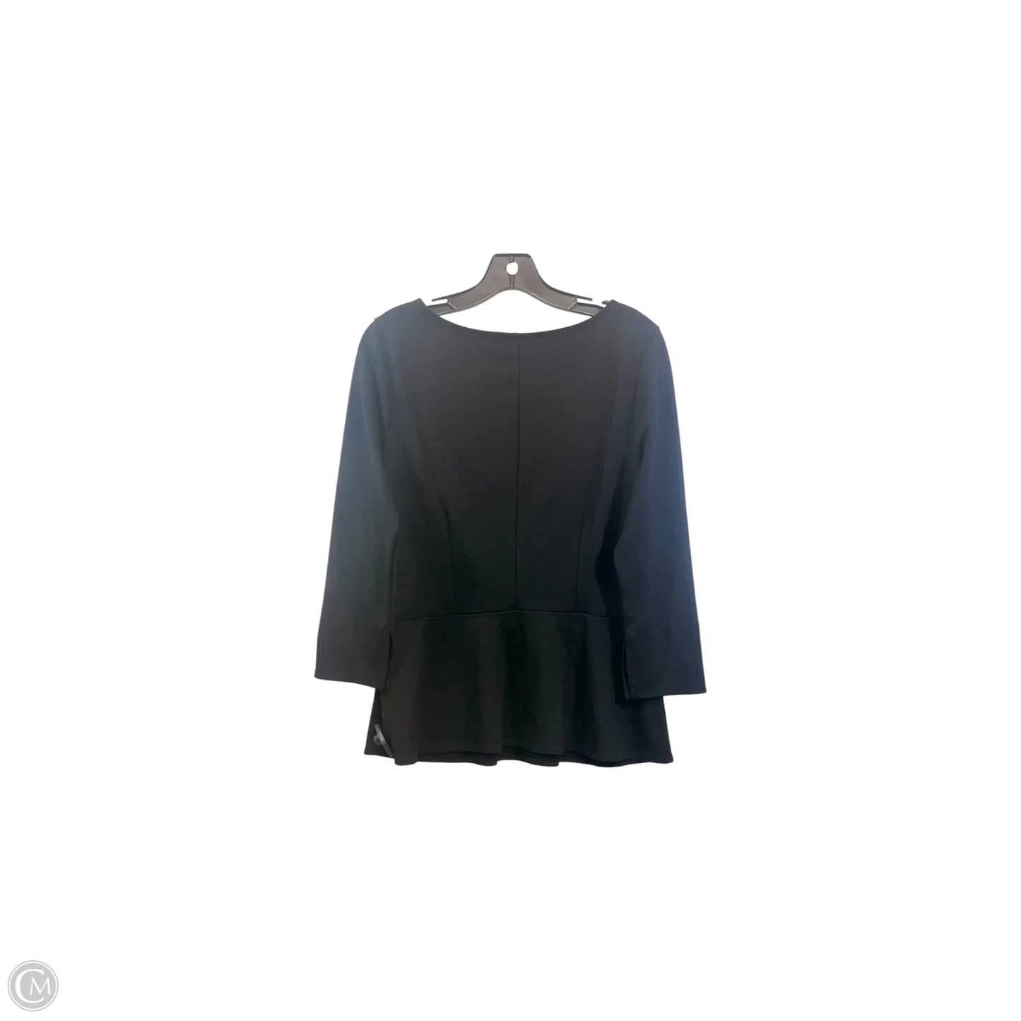 Top Long Sleeve By Ann Taylor In Black, Size: M