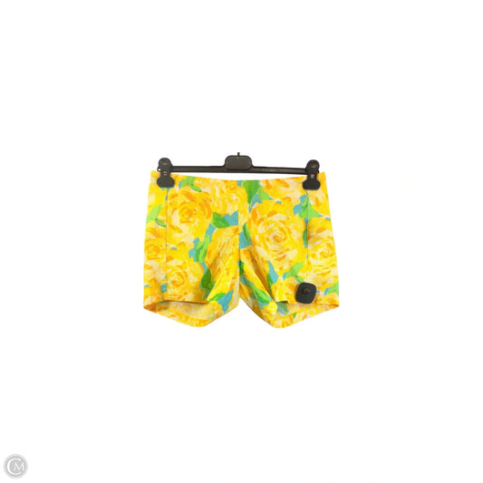 Shorts Designer By Lilly Pulitzer In Blue & Yellow, Size: 2