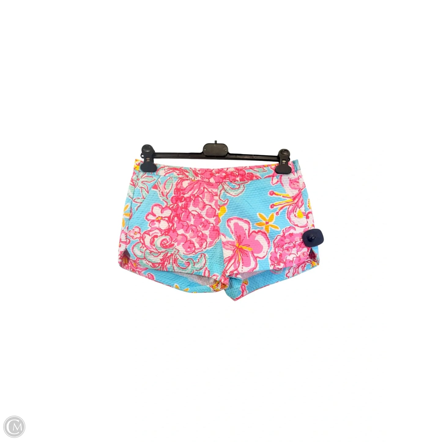 Shorts Designer By Lilly Pulitzer In Blue & Pink, Size: 2