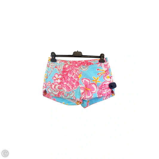 Shorts Designer By Lilly Pulitzer In Blue & Pink, Size: 2