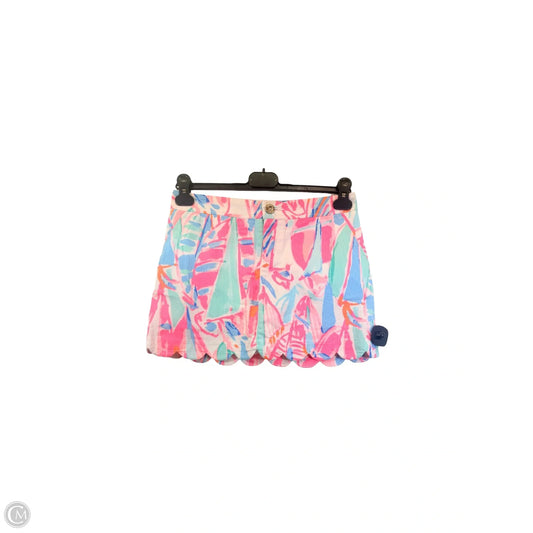 Shorts Designer By Lilly Pulitzer In Blue & Pink, Size: 0