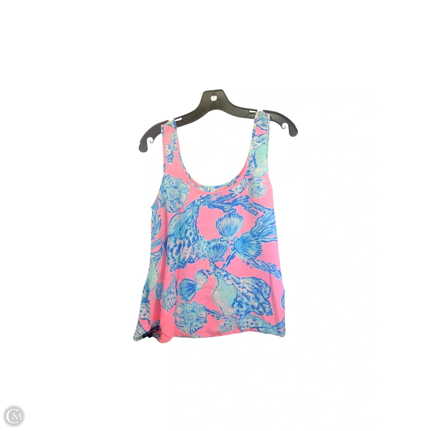 Top Sleeveless Designer By Lilly Pulitzer In Blue & Pink, Size: S