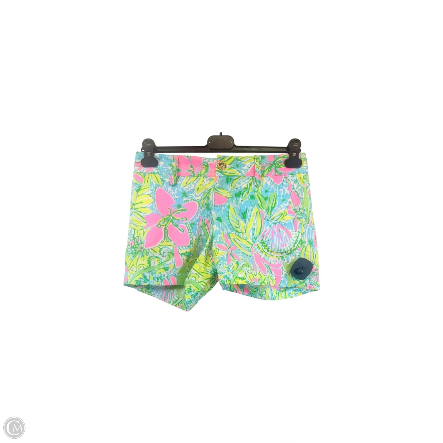 Shorts Designer By Lilly Pulitzer In Blue & Pink, Size: 0