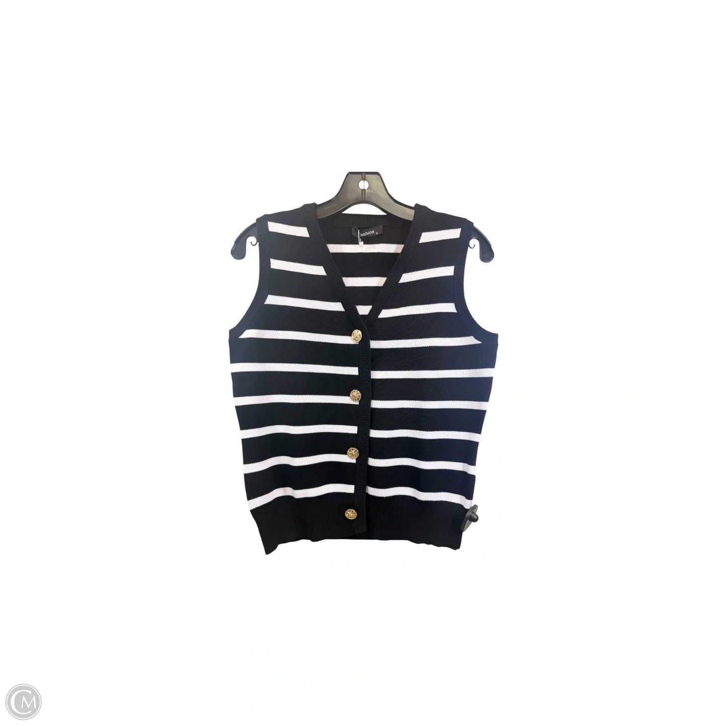 Vest Other By Fashion In Black & White, Size: S