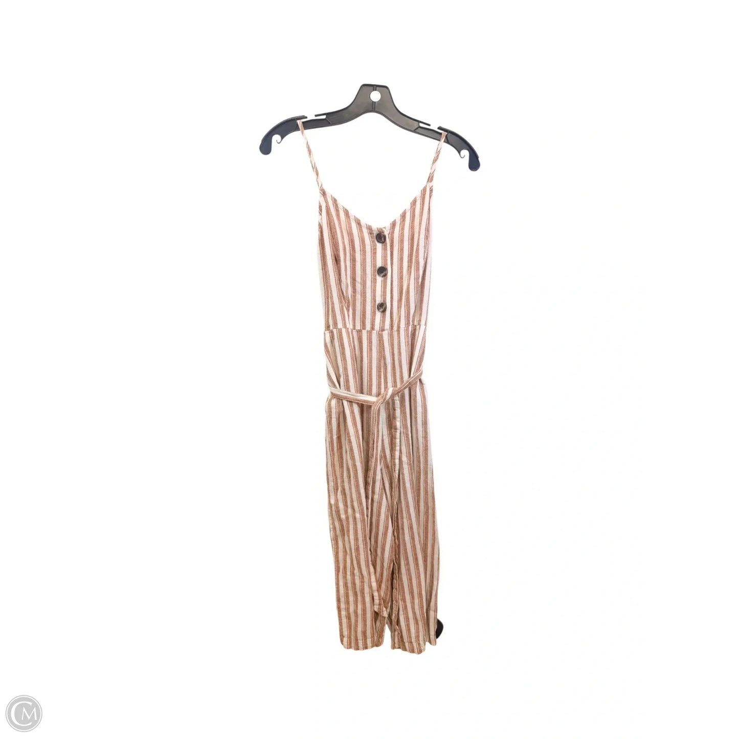 Jumpsuit By Universal Thread In Tan & White, Size: S