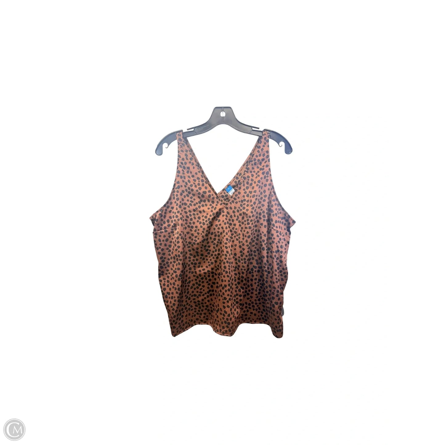 Top Sleeveless By Old Navy In Animal Print, Size: Xl