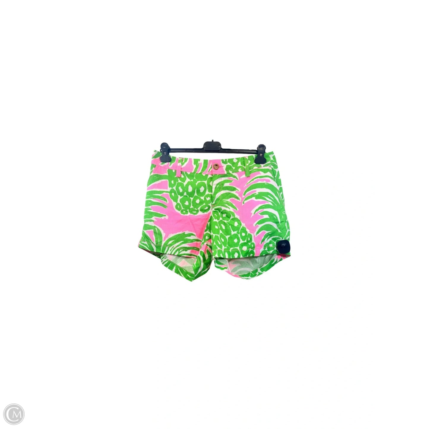 Shorts Designer By Lilly Pulitzer In Green & Pink, Size: 14
