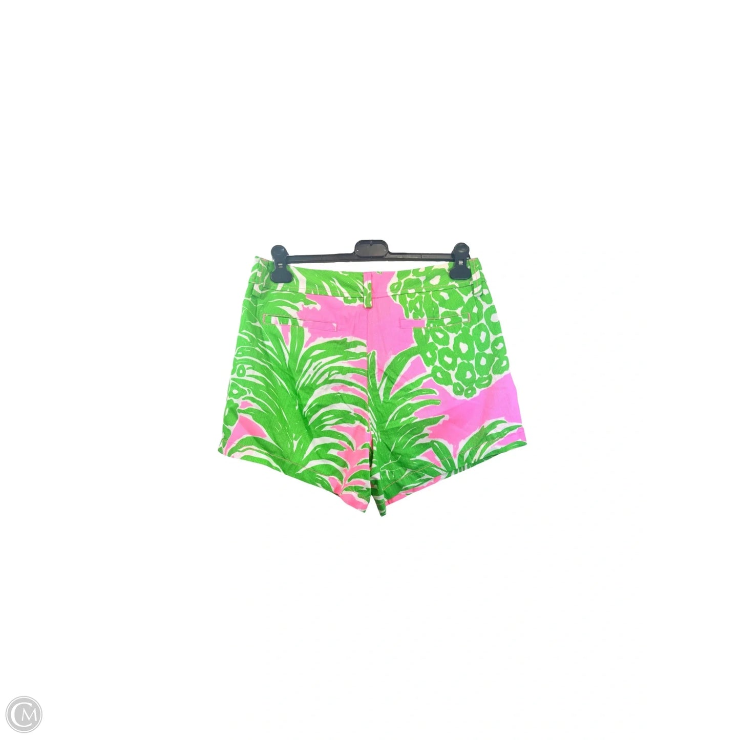 Shorts Designer By Lilly Pulitzer In Green & Pink, Size: 14