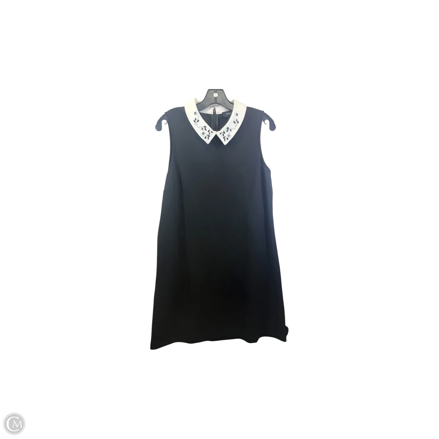 Dress Casual Midi By Ivanka Trump In Black & Cream, Size: M