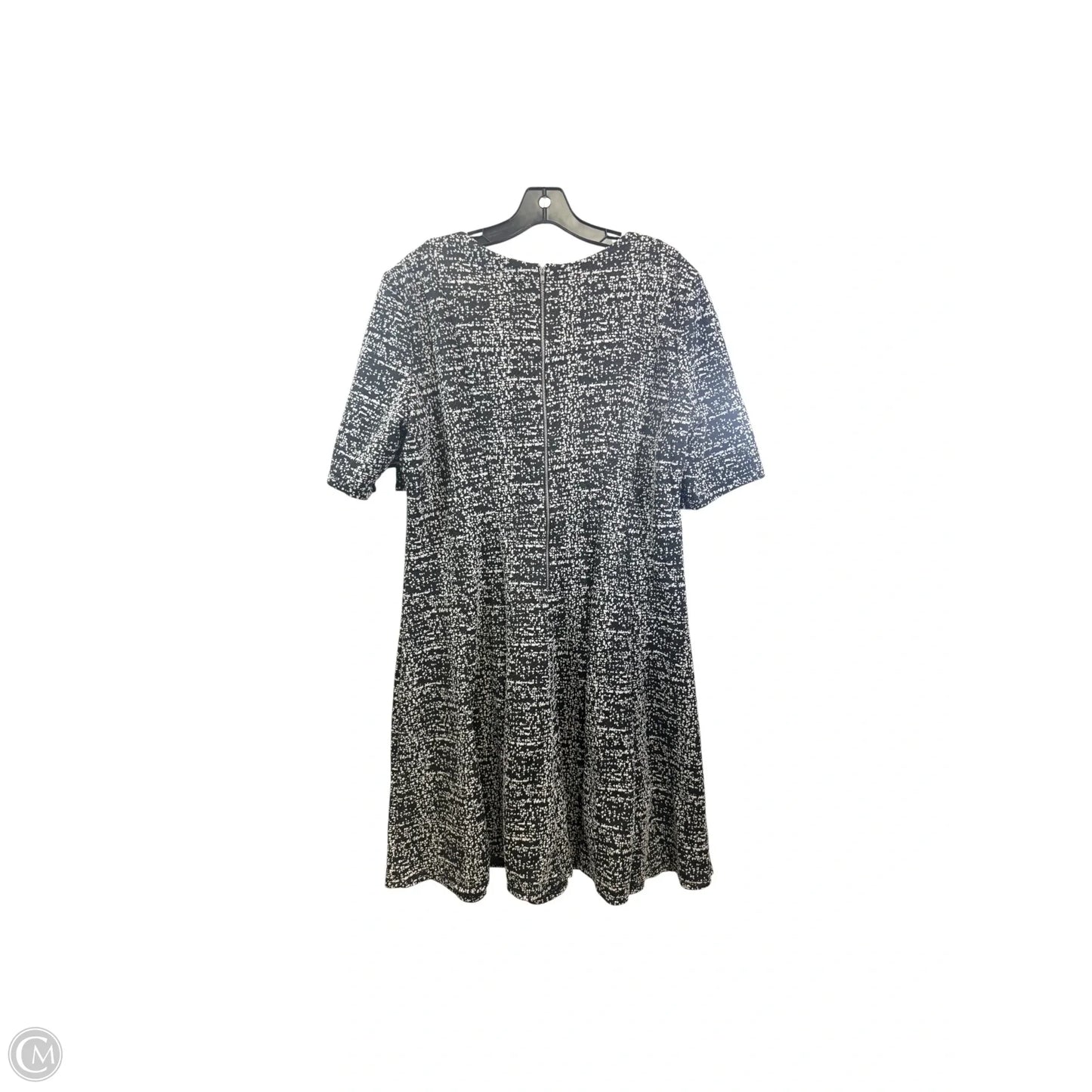 Dress Casual Midi By Gabby Skye In Black & White, Size: Xl