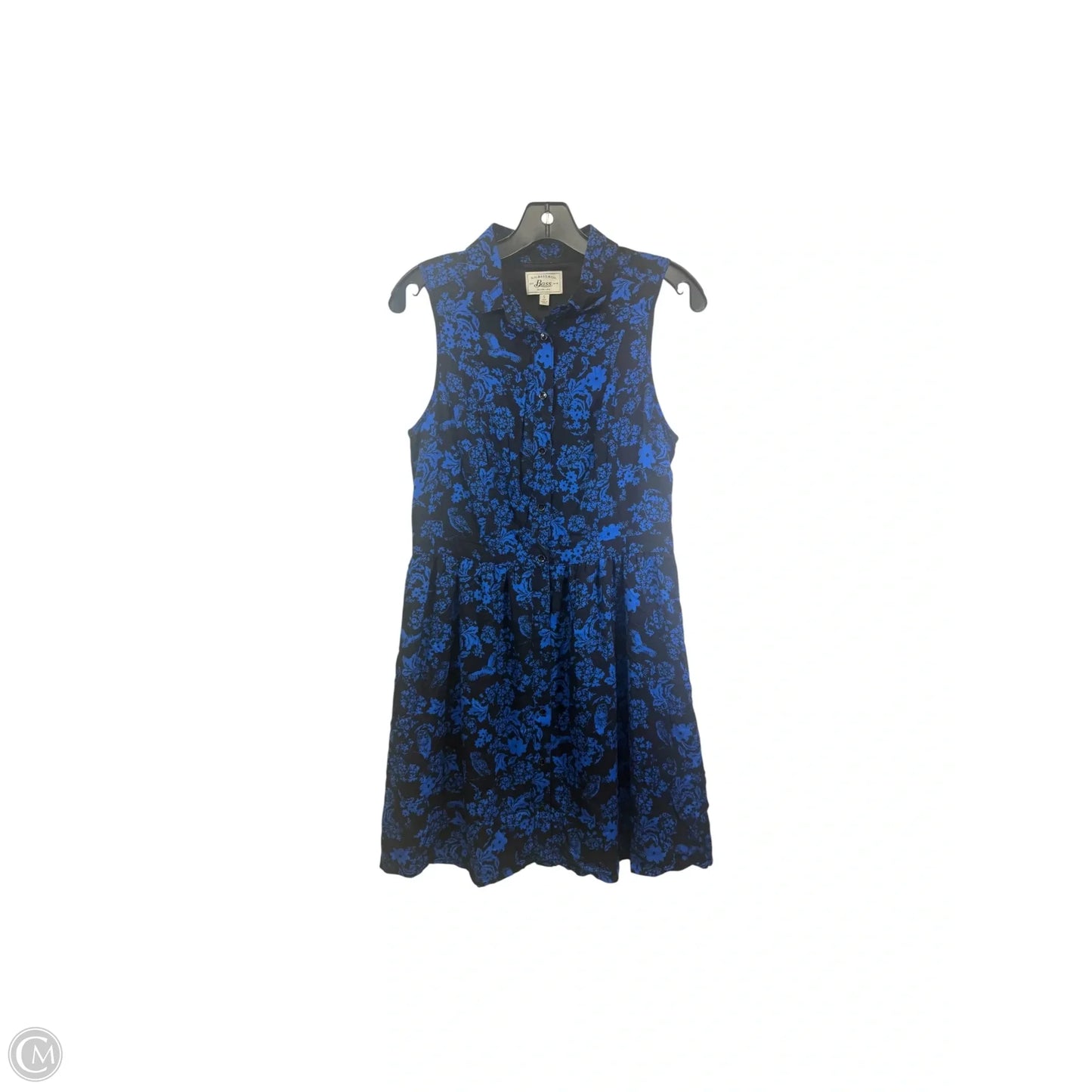 Dress Casual Midi By G.H. Bass & Co In Black & Blue, Size: S