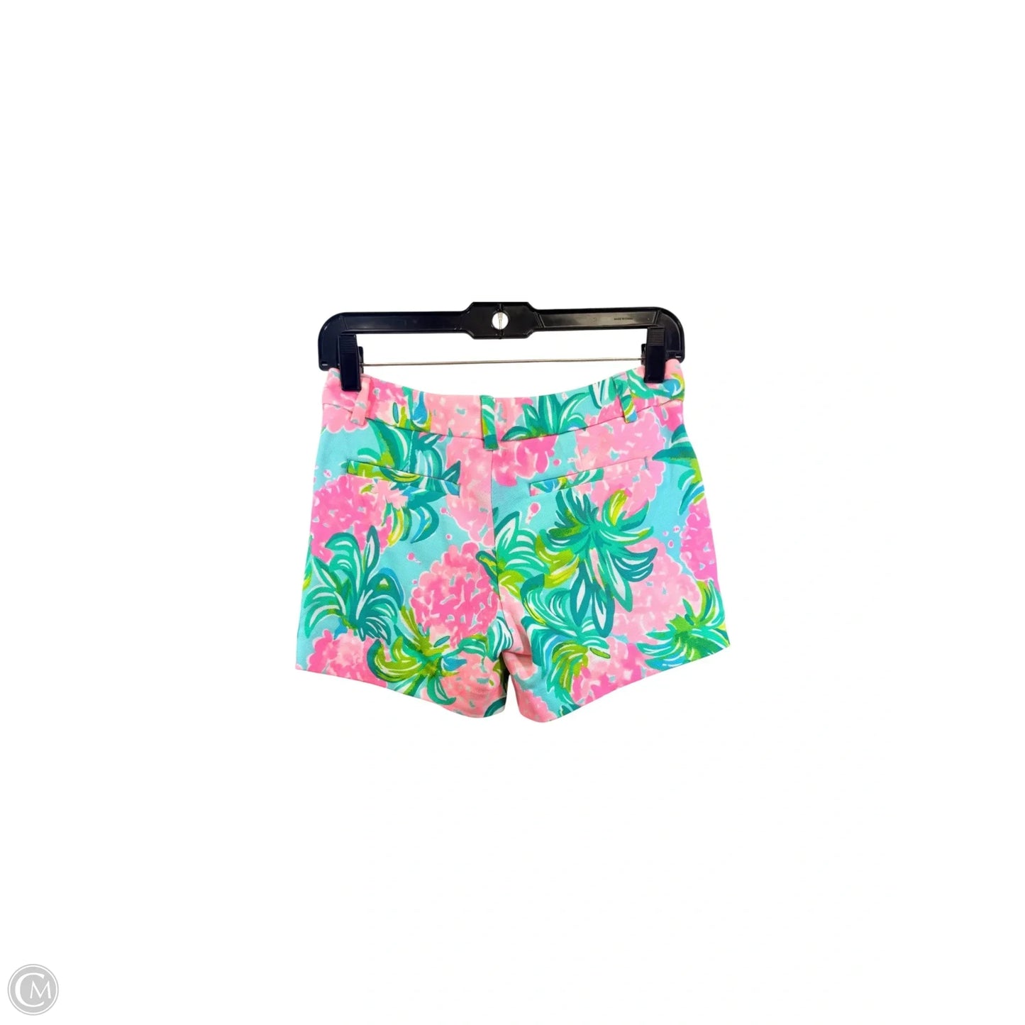 Shorts Designer By Lilly Pulitzer In Green & Pink, Size: Xxs