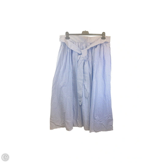 Skirt Maxi By Vineyard Vines In Blue & White, Size: Xl