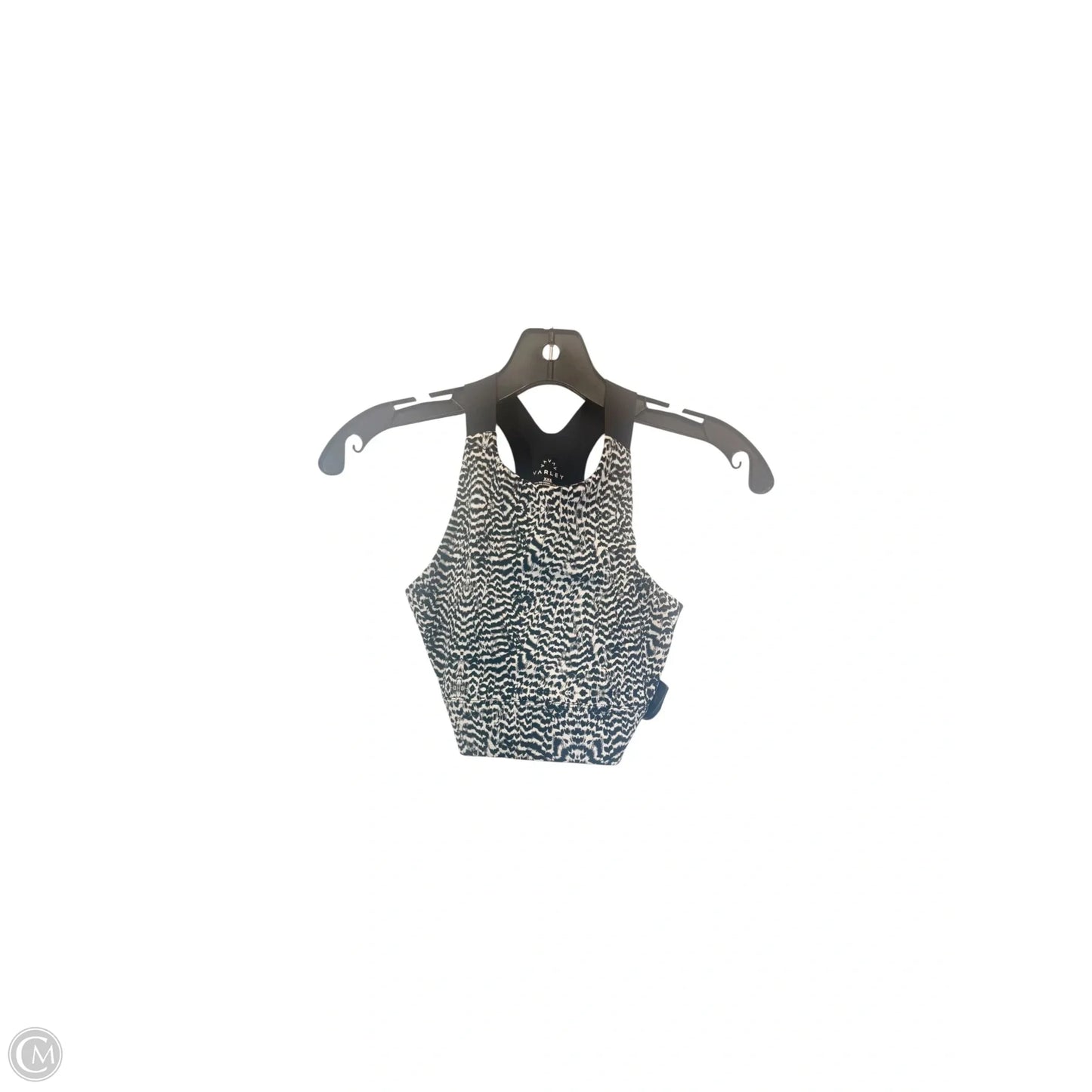 Athletic Bra By Varley In Black & White, Size: Xxs