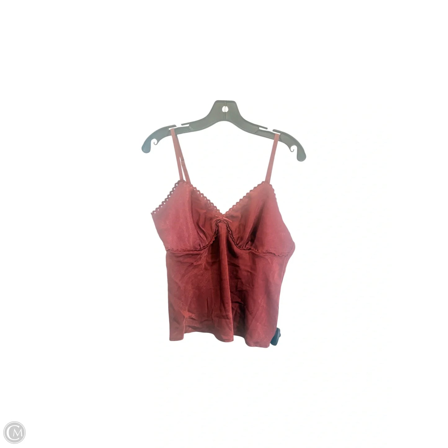 Tank Top By No Boundaries In Maroon, Size: L